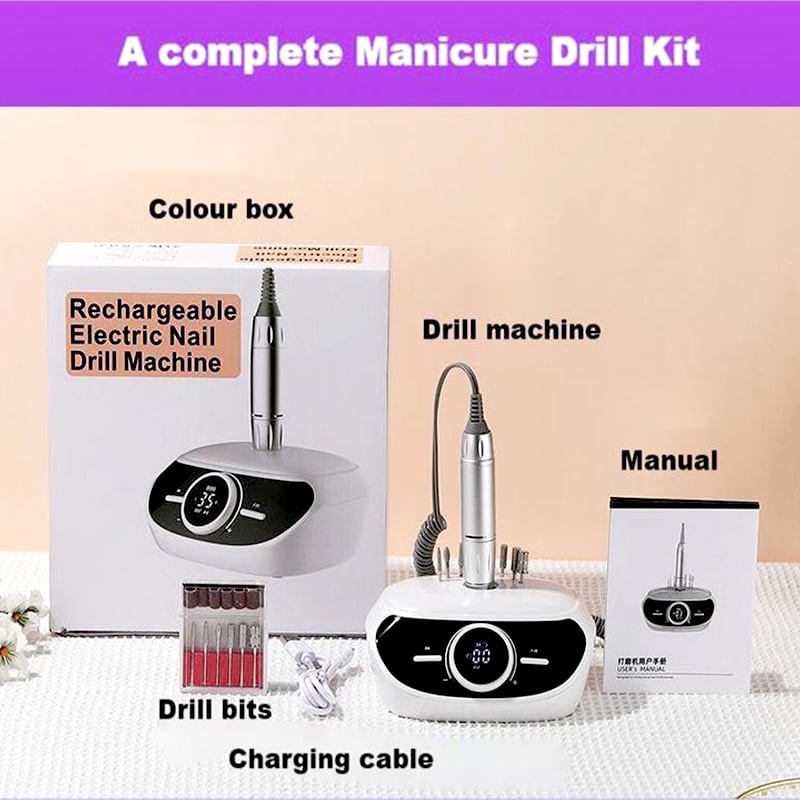 Perceuse à ongles électrique professionnelle