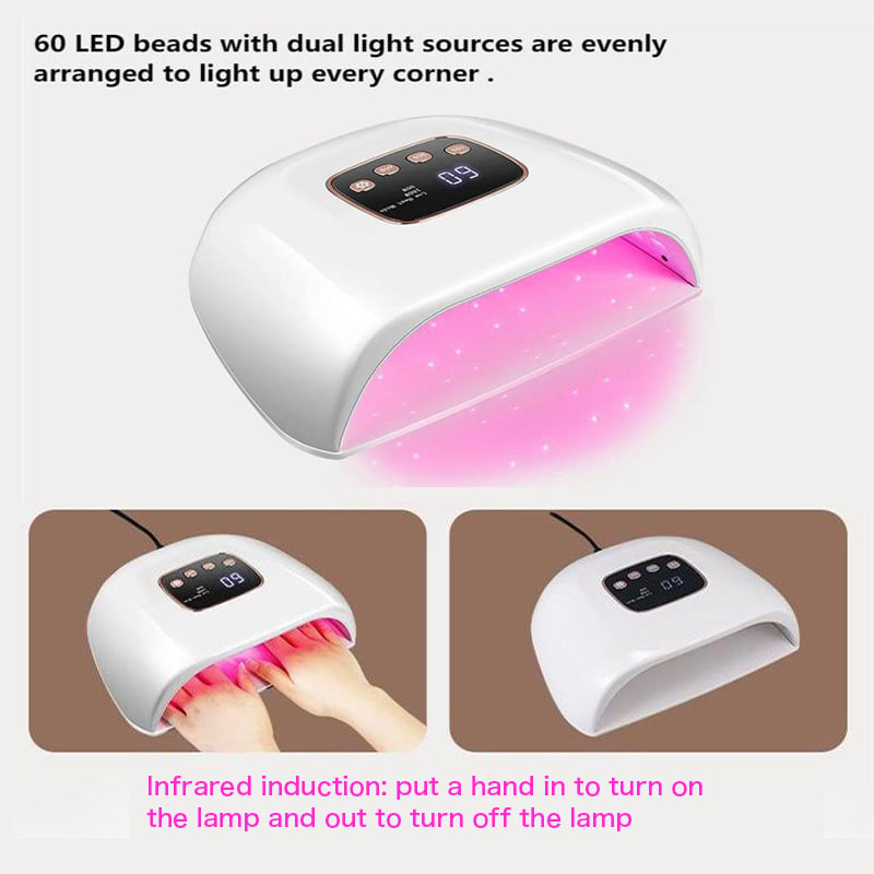 Lampe à ongles à deux mains 108W