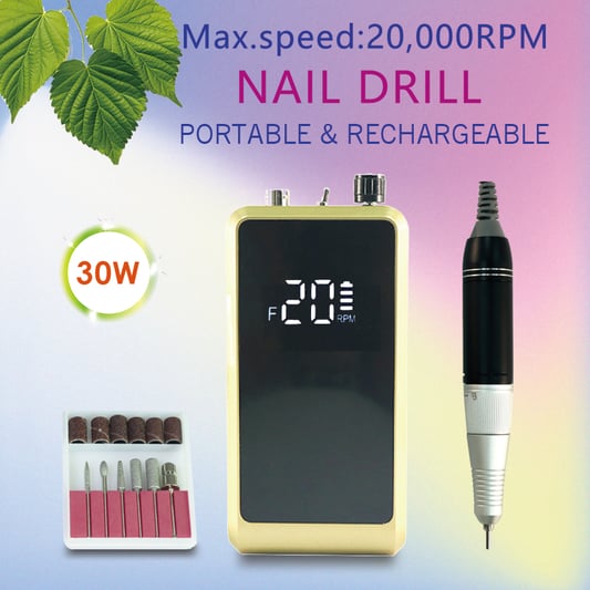 Perceuse à ongles portative 30W